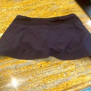 Lululemon tennis skirt with shorts